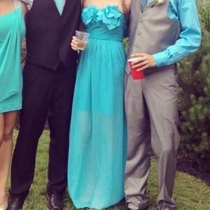 Blue formal dress